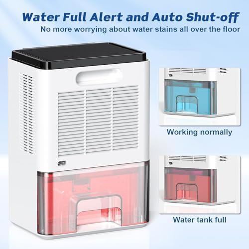 Basement dehumidifier with auto defrost and timer — photo 4