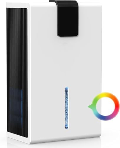 Compact bedroom dehumidifier for small spaces