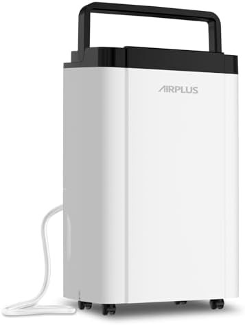 Quiet basement dehumidifier with 0.8 gallon tank