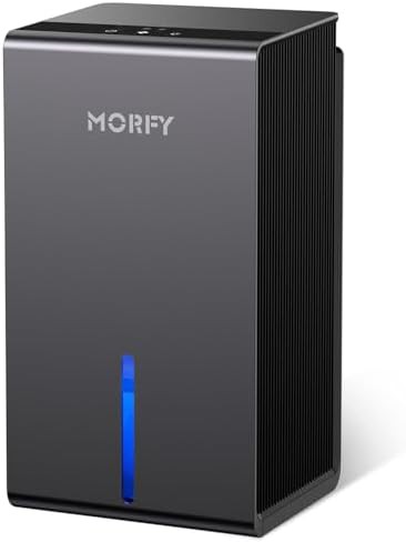 Mini bedroom dehumidifier with auto shut off
