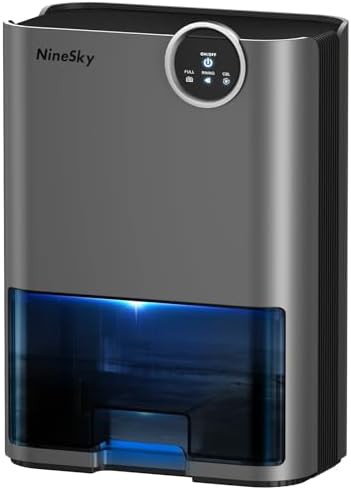Gray small room dehumidifier 800 sq.ft