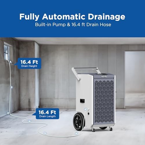 260 Pint Industrial Dehumidifier with Pump — photo 3