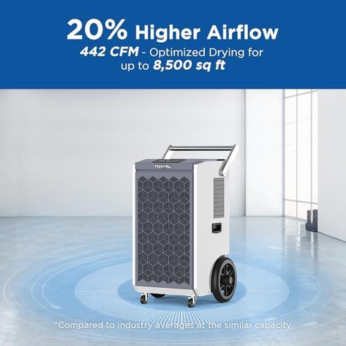 260 Pint Industrial Dehumidifier with Pump — photo 4
