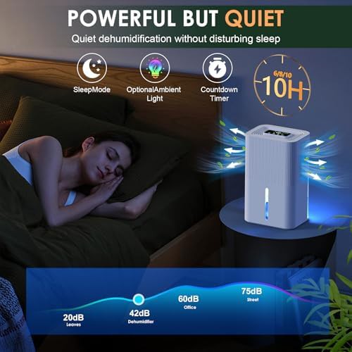 White smart basement dehumidifier 91 oz — photo 4