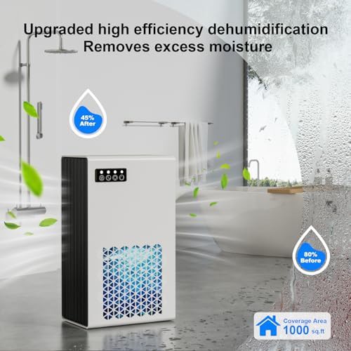White compressor dehumidifier with 99oz tank — photo 3