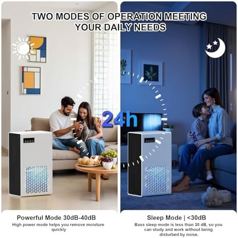 White compressor dehumidifier with 99oz tank — photo 4