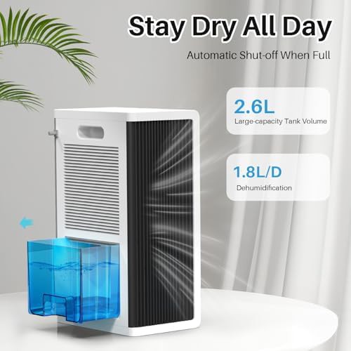 Quiet 1000 sq. ft dehumidifier with LED — photo 4