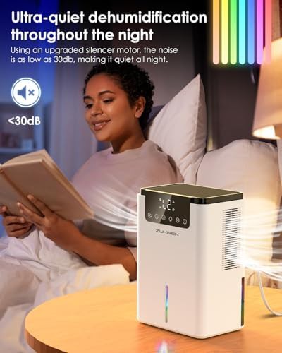 Portable bedroom dehumidifier with 24h timer — photo 4