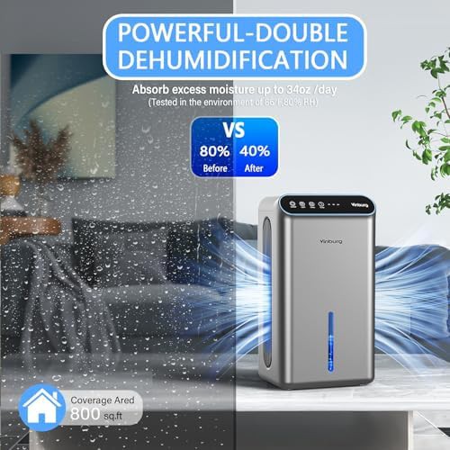 Basement 85 oz dehumidifier with drain hose — photo 3