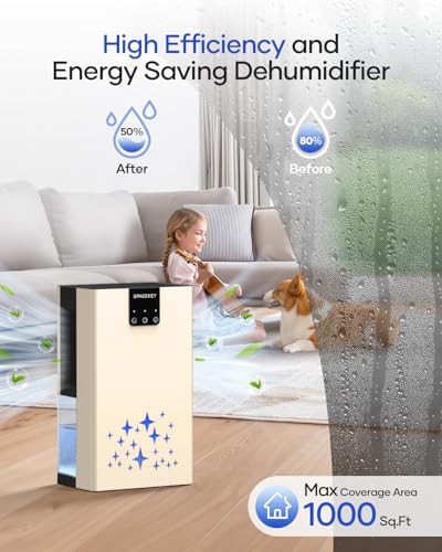 Beige dual core dehumidifier with sleep mode — photo 4