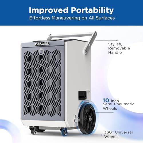 160 pint commercial basement dehumidifier with pump — photo 5
