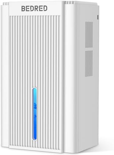 White quiet dehumidifier with ambient light