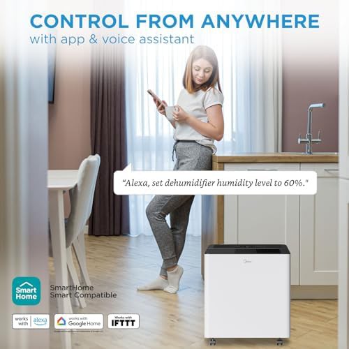 Midea 50 pint dehumidifier with pump — photo 3