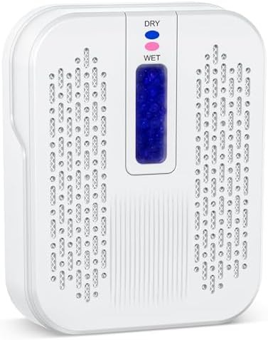 Rechargeable hanging moisture absorber