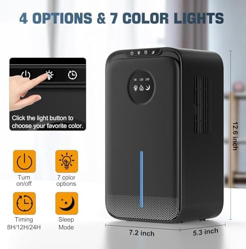 Dual core bathroom dehumidifier 800 sq ft — photo 5