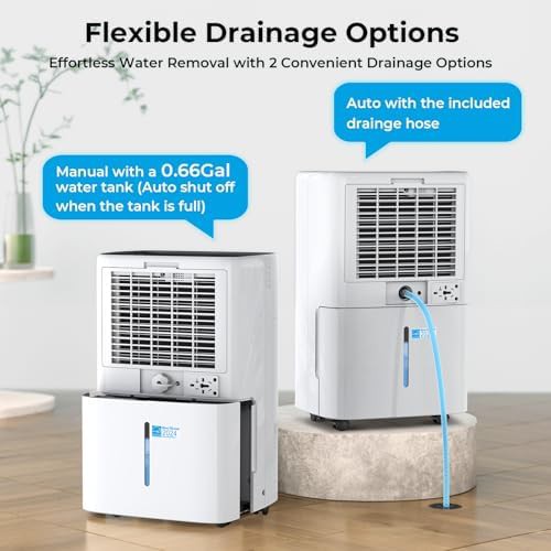 52 Pint 5000 sq.ft Smart Dehumidifier — photo 3