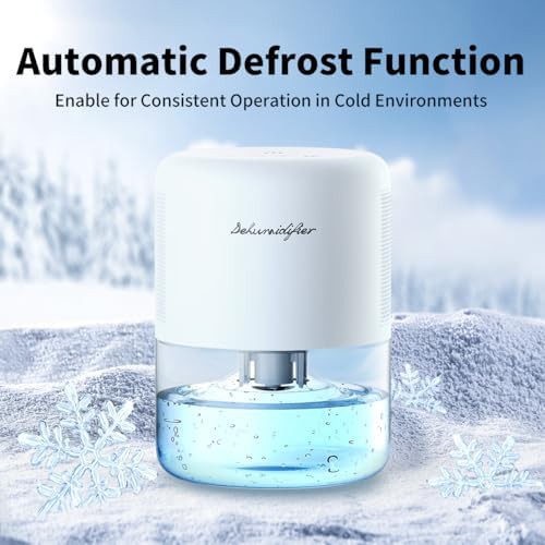 Small Quiet Dehumidifier with LED Light — photo 4