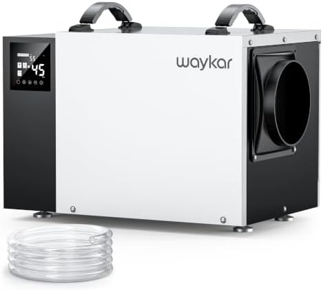 Crawl space dehumidifier with built-in pump