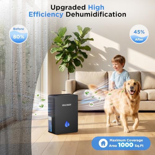 Black dual core aromatherapy dehumidifier — photo 4