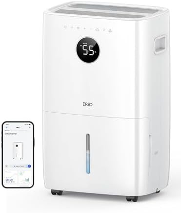 Large Room Smart Dehumidifier in White