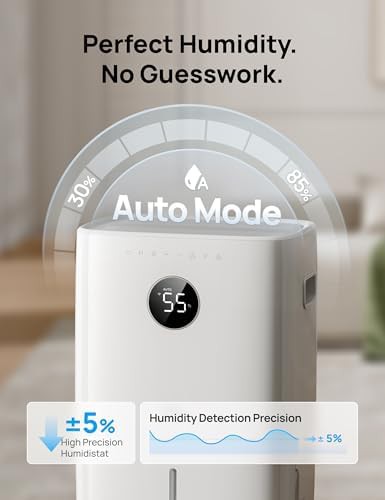 Large Room Smart Dehumidifier in White — photo 5