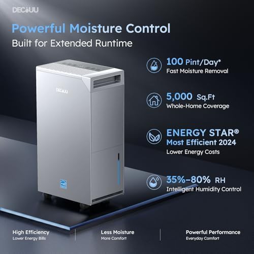 High capacity dehumidifier with built-in pump — photo 3