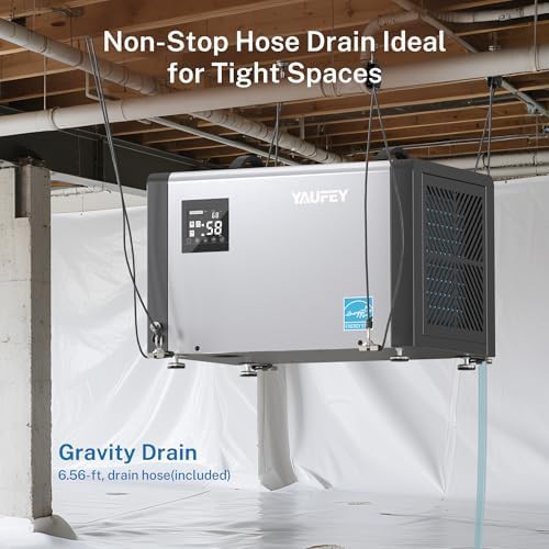 Commercial 70 pint dehumidifier with drain hose — photo 4