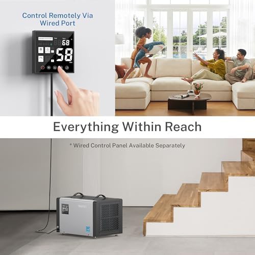Commercial 70 pint dehumidifier with drain hose — photo 5