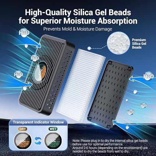 Rechargeable silica gel desiccant dryer — photo 4