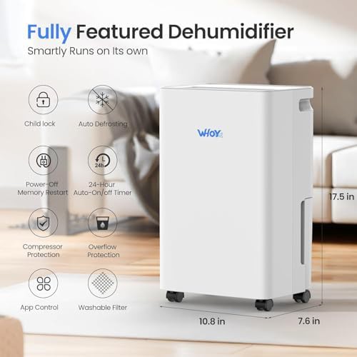 Smart compressor dehumidifier for large spaces — photo 3