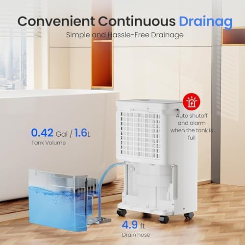 Smart compressor dehumidifier for large spaces — photo 5