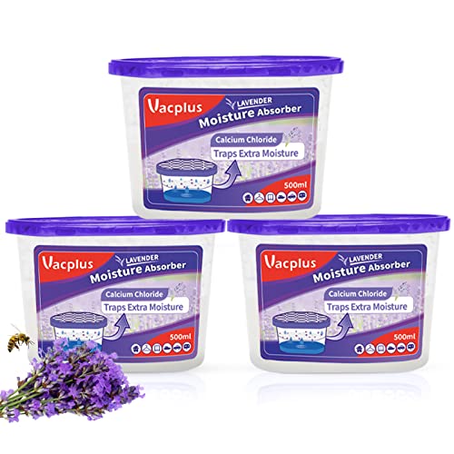 Moisture Absorber, 3 Pack, Strong Absorption, Lavender