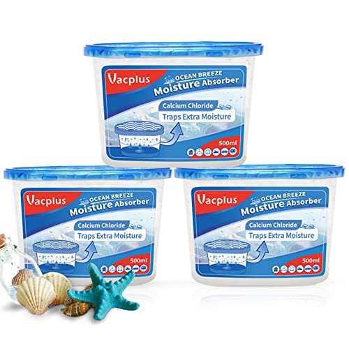 Moisture Absorber, 3 Pack, Strong Absorption, Ocean Scent
