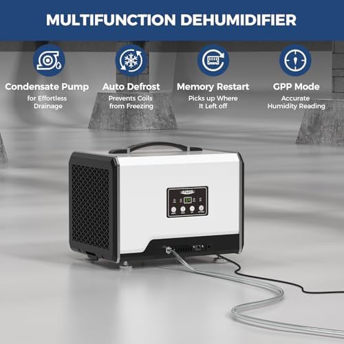 Alorair 70 pints helios mp35 crawl space dehumidifier — photo 4
