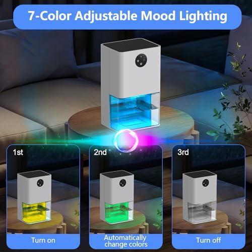 Small space mini dehumidifier with LED — photo 5