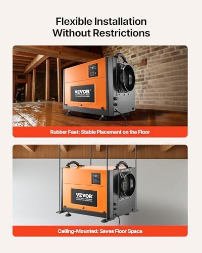 Commercial dehumidifier with drain hose and pump — photo 5