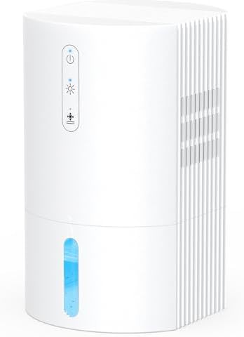 Ultra quiet mini dehumidifier for bedrooms