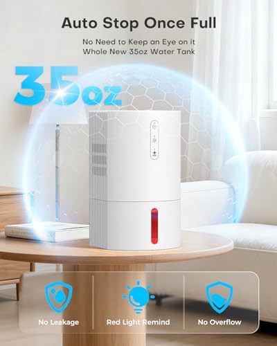 Ultra quiet mini dehumidifier for bedrooms — photo 4