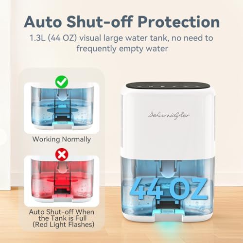 Portable Small Basement Dehumidifier with LED — photo 3