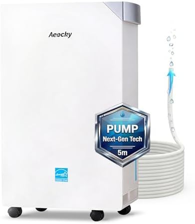 Built in pump energy star efficient dehumidifier