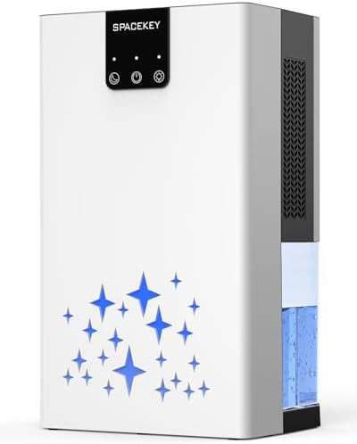 White quiet dehumidifier with sleep mode