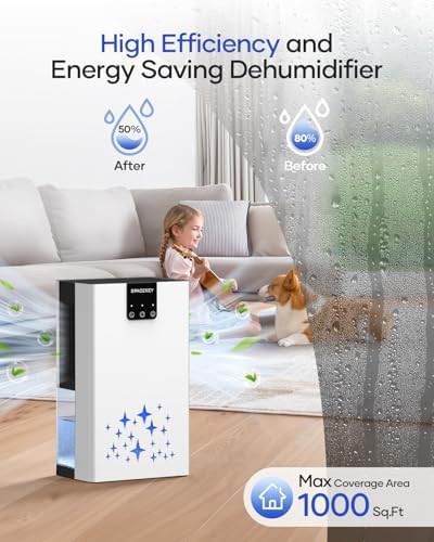 White quiet dehumidifier with sleep mode — photo 3