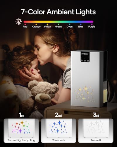 White quiet dehumidifier with sleep mode — photo 4
