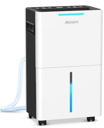 21-Pint Dehumidifier for Basement with Drain Hose