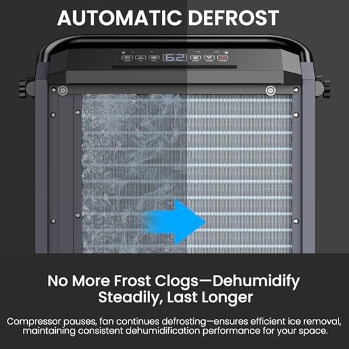 Blue commercial dehumidifier with pump 320 pint — photo 4