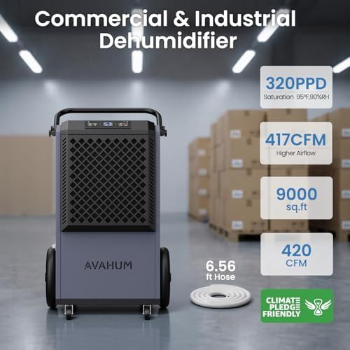 Commercial industrial dehumidifier 320 pint capacity — photo 3