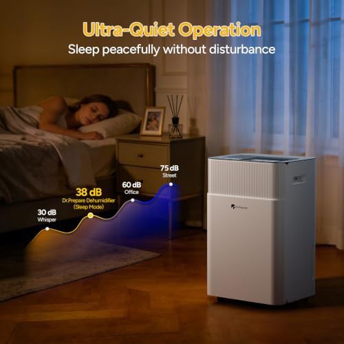 DR.PREPARE 3800 sq ft smart Wi-Fi dehumidifier — photo 3