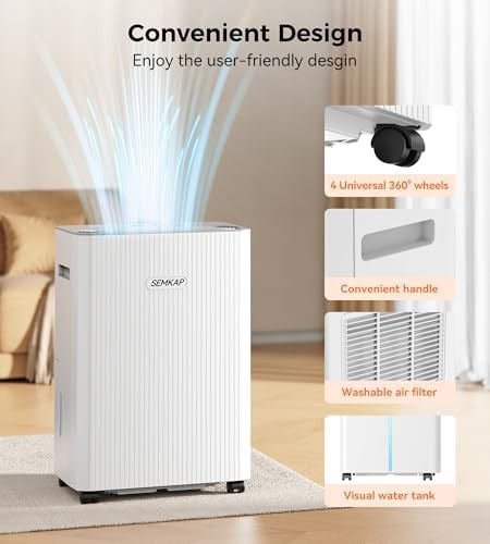 Compressor dehumidifier for basements 32 pints — photo 5