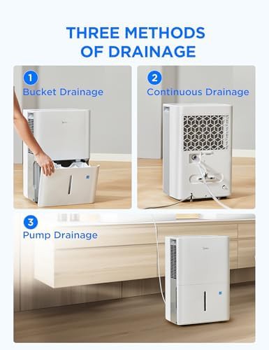 Midea 50 pint dehumidifier with pump energy star — photo 5