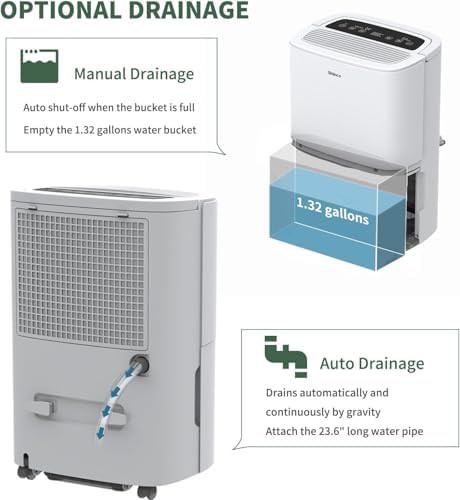 WiFi 80 pint energy star large space dehumidifier — photo 3